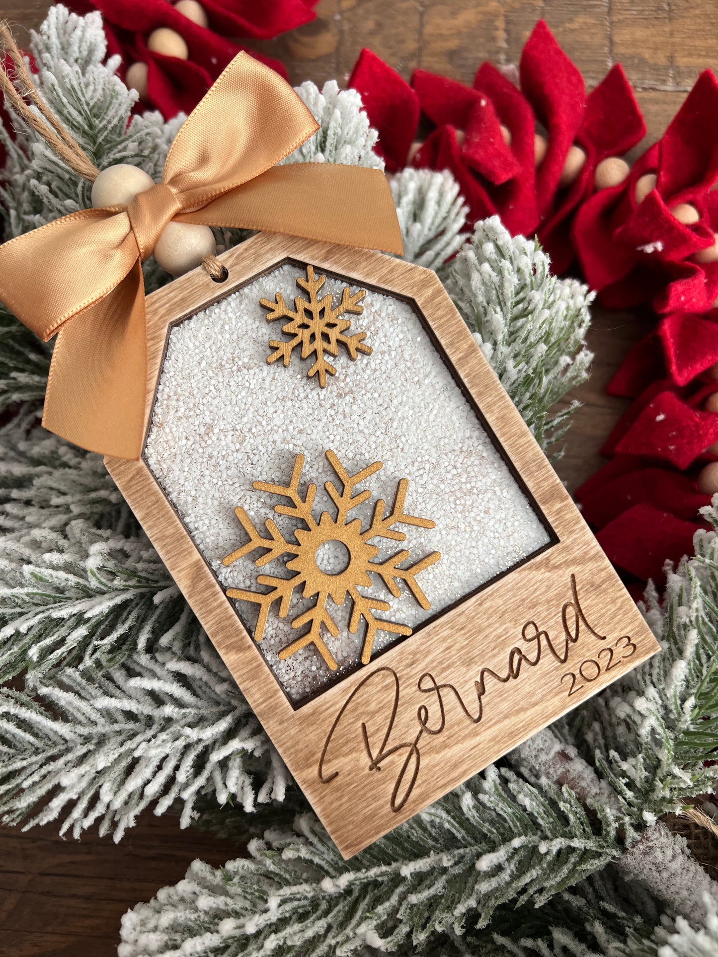 Snowflake Shaker Ornament